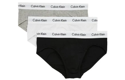 Мужские трусы Calvin Klein Logo Band, черно-бело-серые