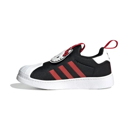 Кеды для девочек Hello Kitty x adidas Superstar, черные