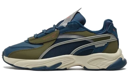 Кроссовки PUMA Helly Hansen X RS Connect, сине-бело-зеленые
