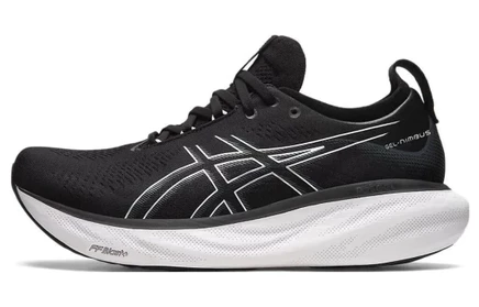 Мужские кроссовки Asics Gel Nimbus 25, черно-серебристые