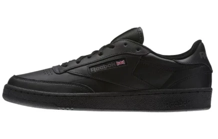 Мужские кеды Reebok Club C 85, черно-серые