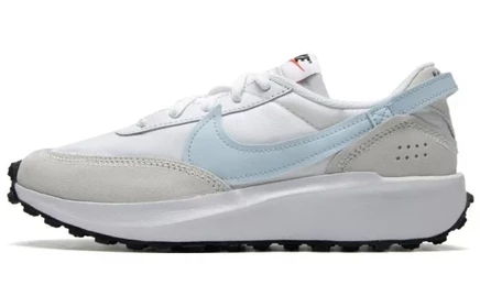 Женские кроссовки Nike Waffle Debut, бело-серо-синие