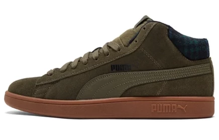 Женские зимние кроссовки PUMA Smash V2 Mid Plaid