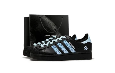 Мужские кроссовки adidas Originals Superstar 2, черно-синие