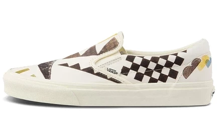 Мужские слипоны Vans MoMA x Classic Slip-On, оранжевые