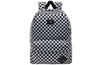Унисекс-рюкзак Vans из полиэстера, черно-белый