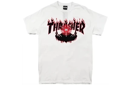 Унисекс-футболка Thrasher Japan Version, белая