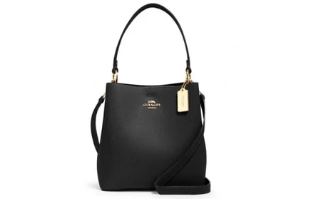 Женская сумка Coach Town через плечо, черная