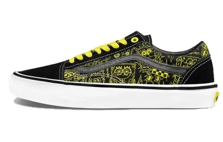 Мужские кеды Vans Old Skool x SpongeBob, черно-желтые