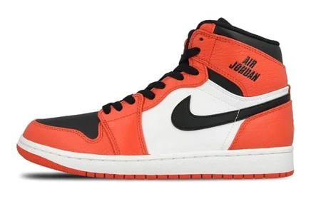 Кроссовки для девочек Jordan 1 High, оранжевые