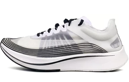 Кроссовки Nike Zoom Fly, белые с черным