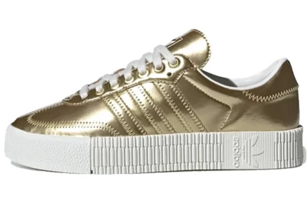 Женские кроссовки Adidas Originals Sambarose, золотистые