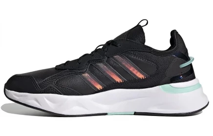Женские кроссовки Adidas Futureflow, чёрно-голубые