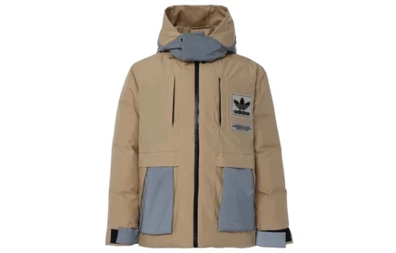 Мужской пуховик adidas Originals Clover, зеленый
