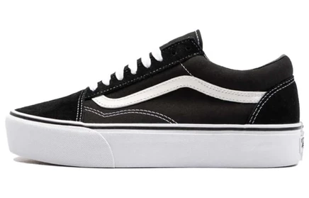 Унисекс кеды Vans Old Skool Platform, черно-белые