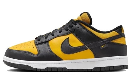 Мужские кроссовки Nike Dunk Low, черно-желтые