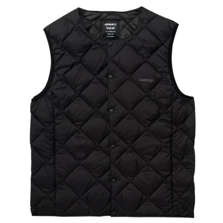 Мужской пуховый жилет Gramicci x Taion FW24, чёрный