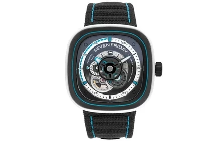 Мужские часы SevenFriday, черный циферблат