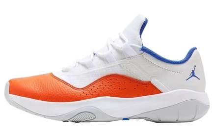 Мужские кроссовки Jordan 11 CMFT Low, оранжево-белые