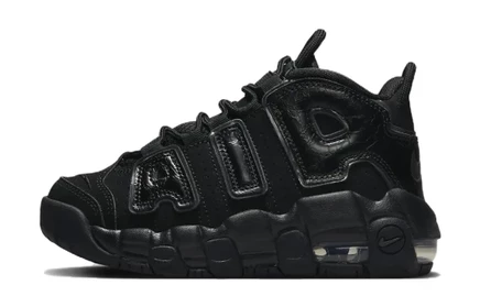 Кроссовки для девочек Nike Air More Uptempo, черные