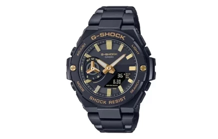 Мужские часы Casio GSTB500BD1A9ER, черный циферблат