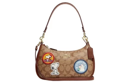 Женская сумка на плечо Coach Teri 25 Snoopy