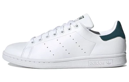 Мужские кеды adidas Stan Smith, бело-зелено-синие