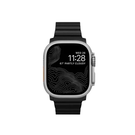 Титановый ремешок Biaodaige для Apple, черный