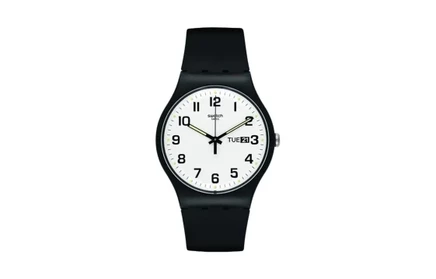 Унисекс наручные часы Swatch SO29B703, 41 мм, белые