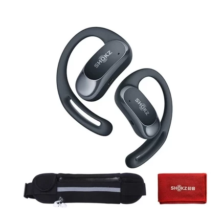 Беспроводные наушники AfterShokz, черные, сумка