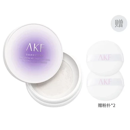 Рассыпчатая пудра AKF, 10 г/2×10 г