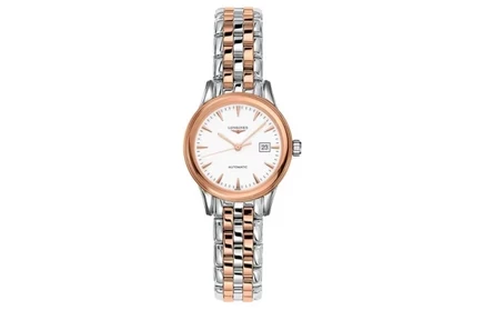 Мужские часы Longines L4.374.3.92.7, белые