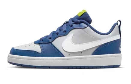 Детские кеды Nike Court Borough Low, серо-синие