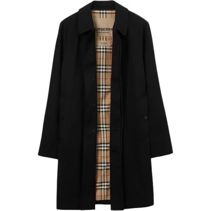Мужское пальто Burberry Long Camden Heritage, черное