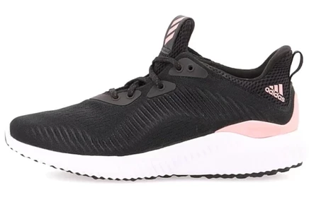 Женские кроссовки Adidas Alphabounce, черно-бело-розовые