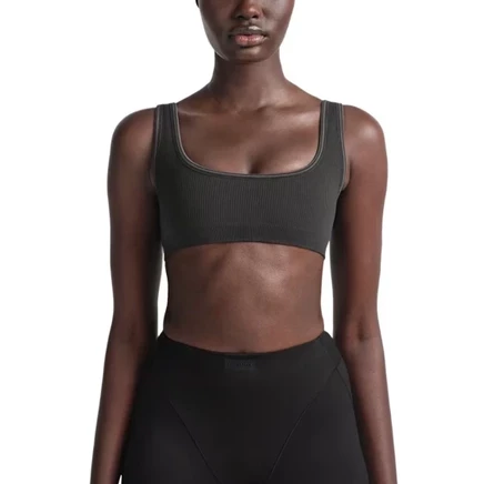 Женский бра NikeSKIMS Micro-Scoop, черный
