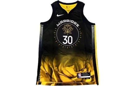 Мужская майка Nike Curry Warriors 2022/23, черная