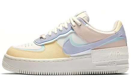 Женские кроссовки Nike Air Force 1 Shadow, пастельные