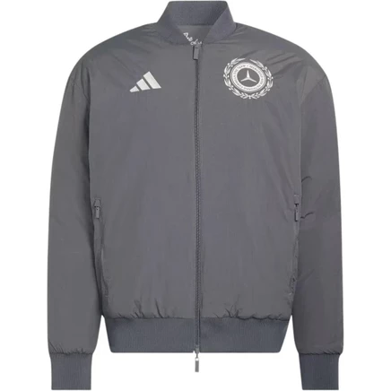 Adidas MERCEDES AMG FORMULA 1 TEAM SILVER Puffer Jacket Men's jade white/granite gray
