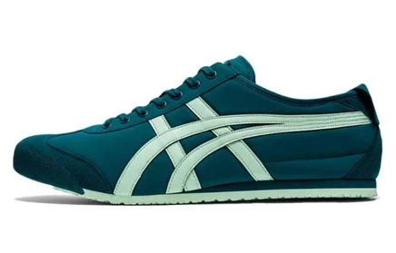 Кроссовки Onitsuka Tiger Mexico 66, зелёно-мятные