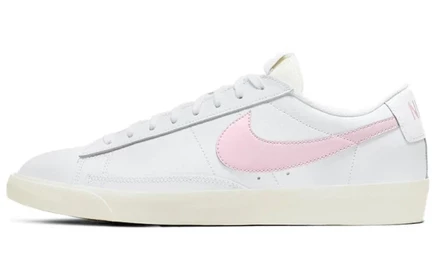 Мужские кроссовки Nike Blazer Low, бело-розовые