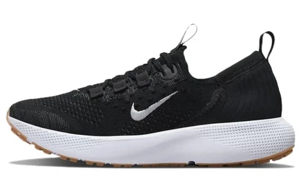 Женские кроссовки Nike React Escape Run Flyknit, черно-белые