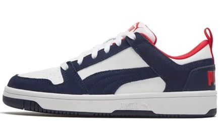 Кроссовки Puma Rebound Layup Lo SD, бело-сине-красные
