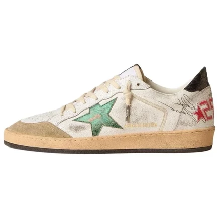 Мужские кеды Golden Goose Ball Star, белые