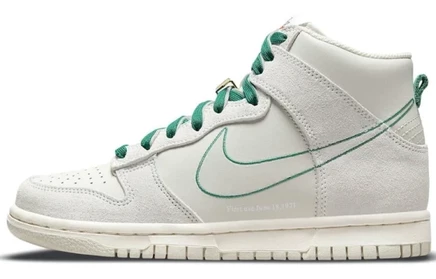 Детские кеды Nike Dunk High SE First Use, кремовые