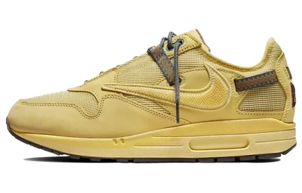 Мужские кроссовки Nike x Travis Scott Air Max 1, золотые