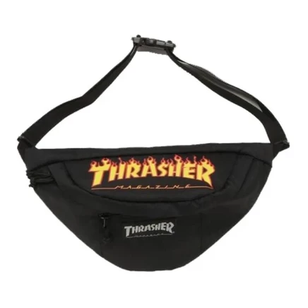 Унисекс сумка-слинг Thrasher, черная