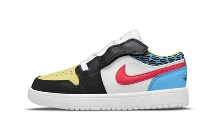 Кеды для девочек Jordan 1 Low Funky Patterns PS
