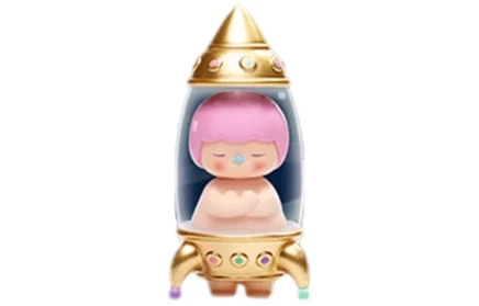 POP MART фигурка Pucky Elf «Космический малыш», бокс