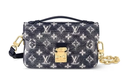 Женская сумка Louis Vuitton Pochette Metis, синяя